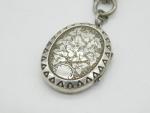 Victorian Sterling Silver Ivy Leaf Locket Necklace