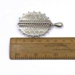 Victorian Sterling Silver Large Antique Locket