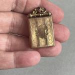 Edwardian 9ct Gold Double-Sided Locket Pendant