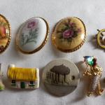 Vintage Costume Jewellery Brooch Collection