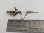 Mosaic Sword Vintage Brooch
