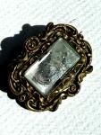 Victorian Antique Memorial Hair Brooch