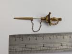 Mosaic Sword Vintage Brooch