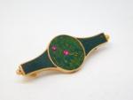 Edwardian 9ct Gold Jasper Ruby Constellation Brooch