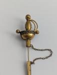 Mosaic Sword Vintage Brooch