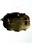 Victorian Antique Memorial Hair Brooch