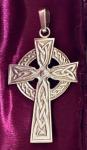 Antique 9ct Gold Celtic Cross Pendant