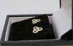 Vintage Sterling Silver Art Deco Celtic Knot Earrings