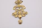 Vintage Silver Gilt Pendant Necklace