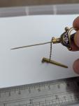 Mosaic Sword Vintage Brooch