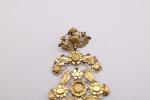 Vintage Silver Gilt Pendant Necklace