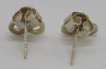 Vintage Sterling Silver Art Deco Celtic Knot Earrings