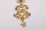 Vintage Silver Gilt Pendant Necklace