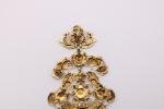 Vintage Silver Gilt Pendant Necklace