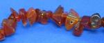Vintage Art Deco Orange Agate Bracelet