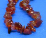 Vintage Art Deco Orange Agate Bracelet