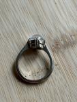 Vintage Moonstone Ring in White Gold