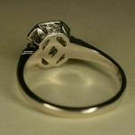 Art Deco 2Ct Round Cut Diamond Halo Ring