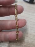 9ct Gold Antique Bracelet - 6 1/4 Inch