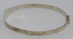 Vintage Art Deco Sterling Silver Christening Bracelet
