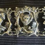 Whimsical Monkey Art Deco Bracelet