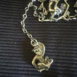 Whimsical Monkey Art Deco Bracelet