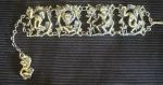 Whimsical Monkey Art Deco Bracelet