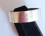 Victorian Engraved Sterling Silver Bird Bangle