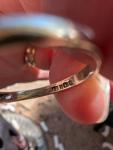 1912 Pear Garnet Silver Ring by Adie & Lovekin