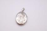 Victorian Silver Photo Locket Pendant, Birmingham 1876