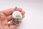 Victorian Silver Photo Locket Pendant, Birmingham 1876