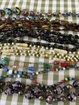 Vintage Glass Bead Necklace Set with Murano