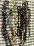 Vintage Glass Bead Necklace Set with Murano