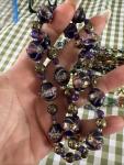 Vintage Glass Bead Necklace Set with Murano