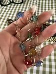 Vintage Glass Bead Necklace Set with Murano