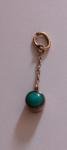 9ct Gold Turquoise Drop Pendant Jewelry