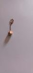 9ct Gold Turquoise Drop Pendant Jewelry