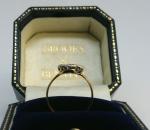 Diamond and Sapphire Trilogy Ring in 18ct Gold