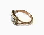 Georgian Mourning Locket Ring, Size N1/2