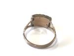 Georgian Mourning Locket Ring, Size N1/2
