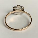 Antique Art Deco 9ct Gold Daisy Ring