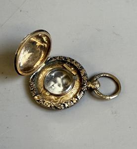 19th Century Gold Front & Back Locket