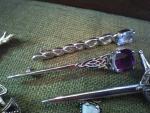 Vintage Scottish Jewellery Brooches and Pendants Lot