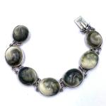 Vintage Silver Shell Bracelet