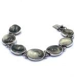 Vintage Silver Shell Bracelet