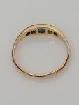 18ct Gold Sapphire and Diamond Five-Stone Ring