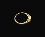 Vintage 18ct Gold Emerald and Diamond Ring Size N