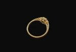 Vintage 18ct Gold Emerald and Diamond Ring Size N