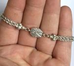 Victorian 925 Silver Rope Albertina Bracelet