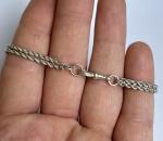Victorian 925 Silver Rope Albertina Bracelet